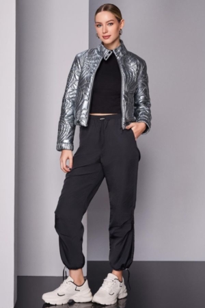 Calça Pantalona Parachute Yana