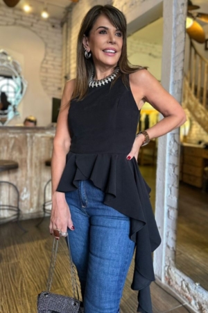Blusa Peplum Assimetrica Silvia