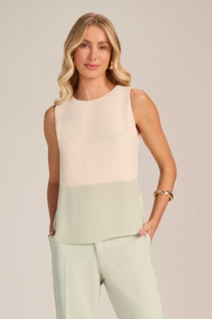 Regata Crepe Colour Blocking