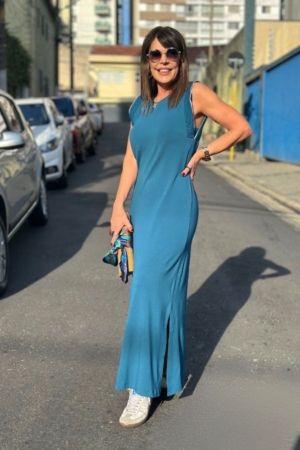 Vestido Cava Canelada Jéssica