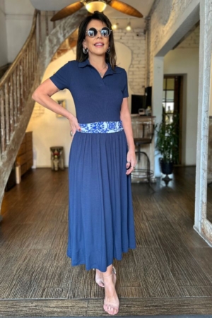 Vestido Polo Canelado Suzy